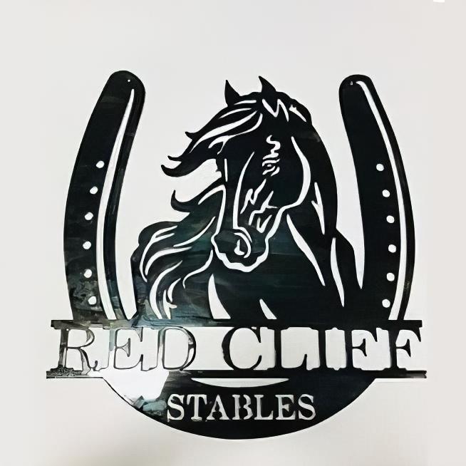 Custom Name Horseshoe Cut Metal Sign LuvinGift