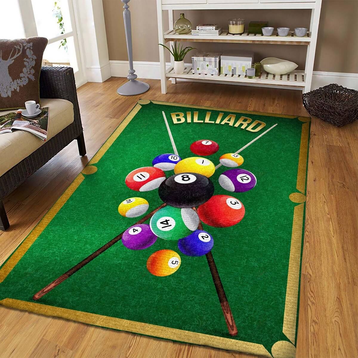 Billiards Rug LuvinGift