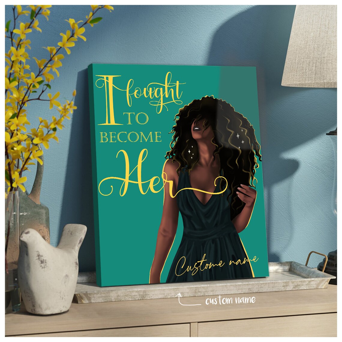 Personalized Canvas Gift For Women I Fought To Her LuvinGift