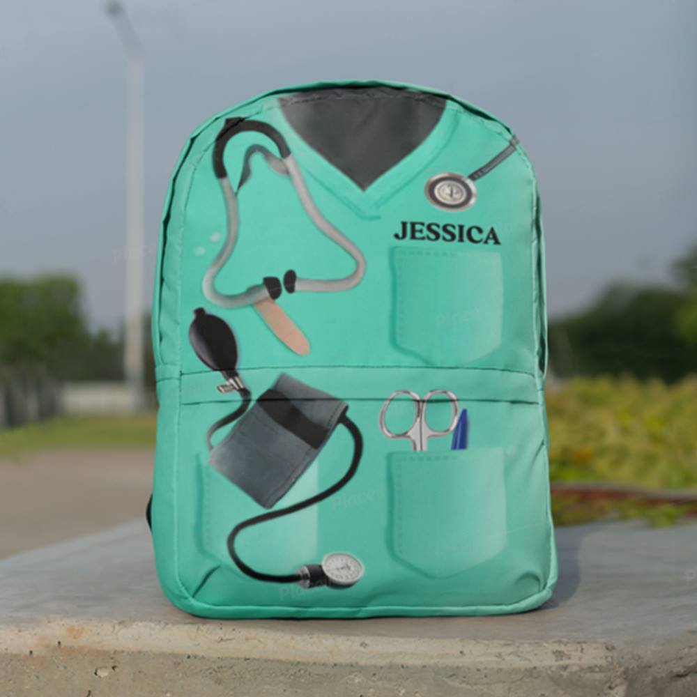 Personalized Nurse Backpack School Nurse Uniform Back To Nurse School