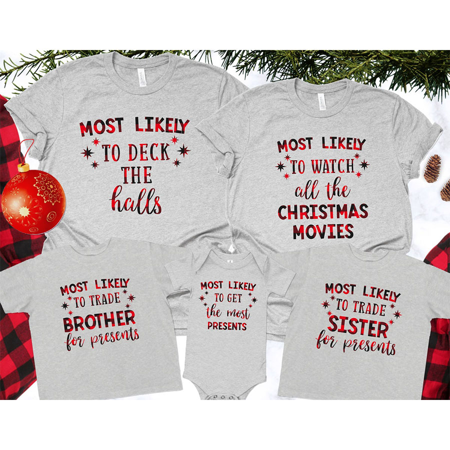 Buffalo Plaid Matching Family Christmas 