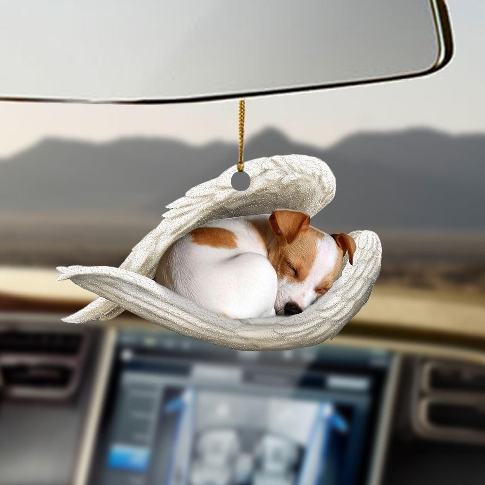 Jack Russell Terrier Sleeping Angel Ornament LuvinGift