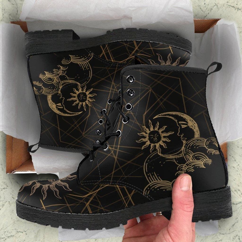 Galaxy Sun Moon 4 Handcrafted Boots