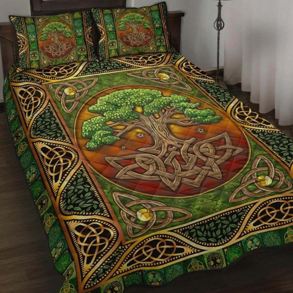 Celtic Irish Quilt Set Celtic Tree Of Life LuvinGift