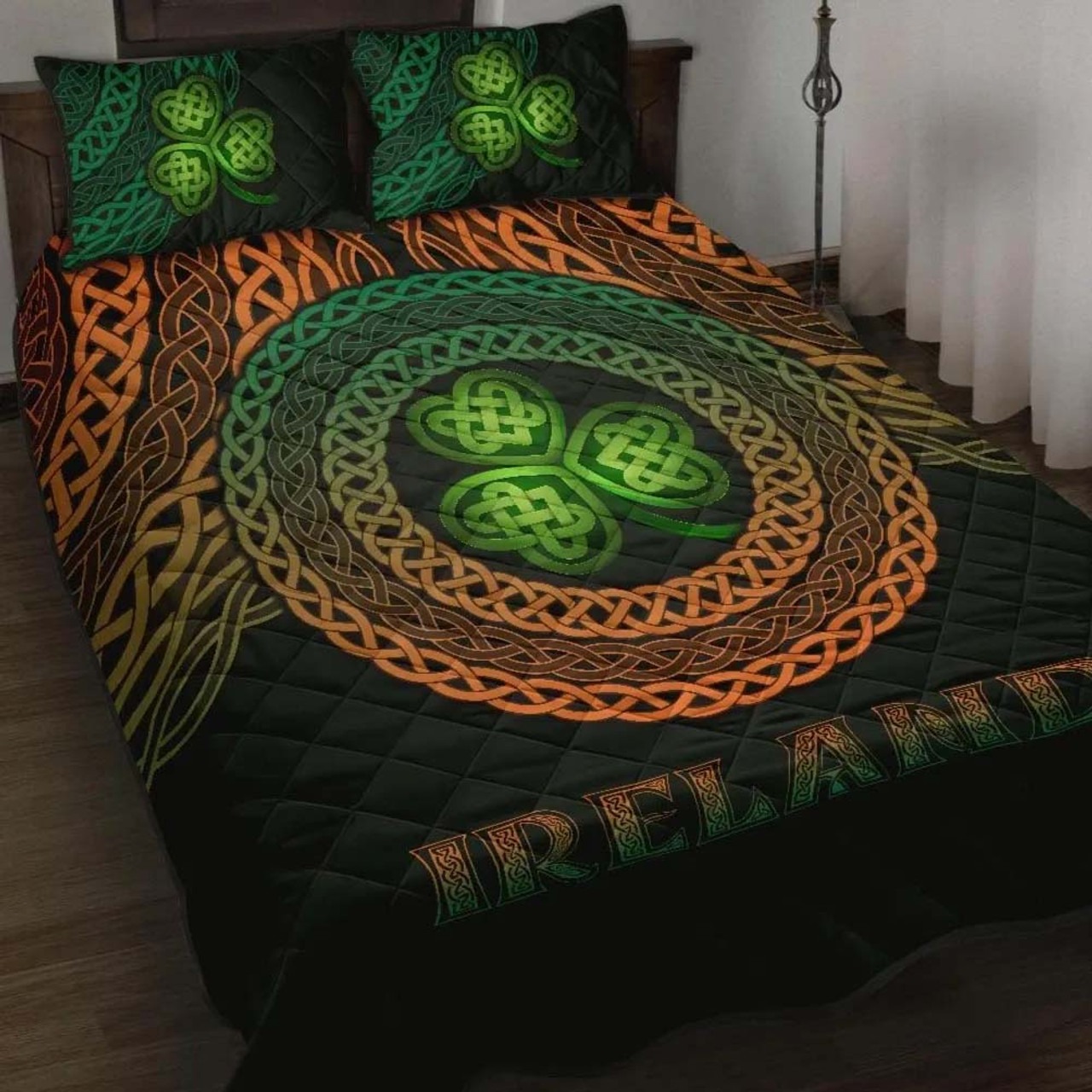Ireland Celtic Quilt Set LuvinGift